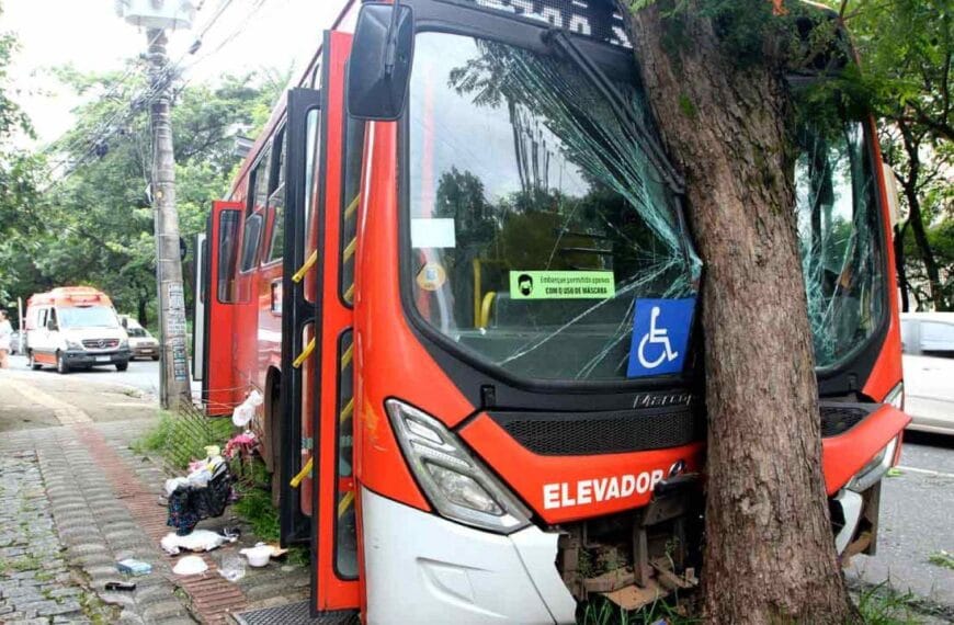 Acidentes com ônibus em Belo Horizonte aumentam mais de 100% em cinco anos