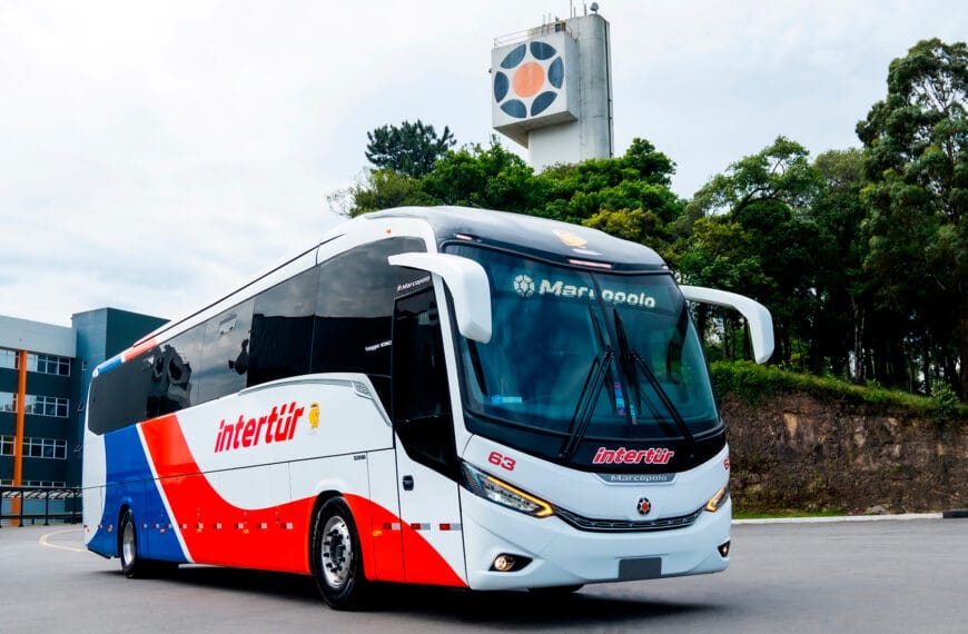 Marcopolo entrega primeiros ônibus Viaggio G8 1050 para o mercado internacional