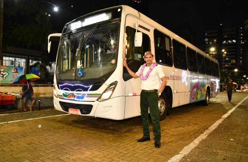 Transporte Folião inicia operação gratuita para o Carnaval 2025 em Natal
