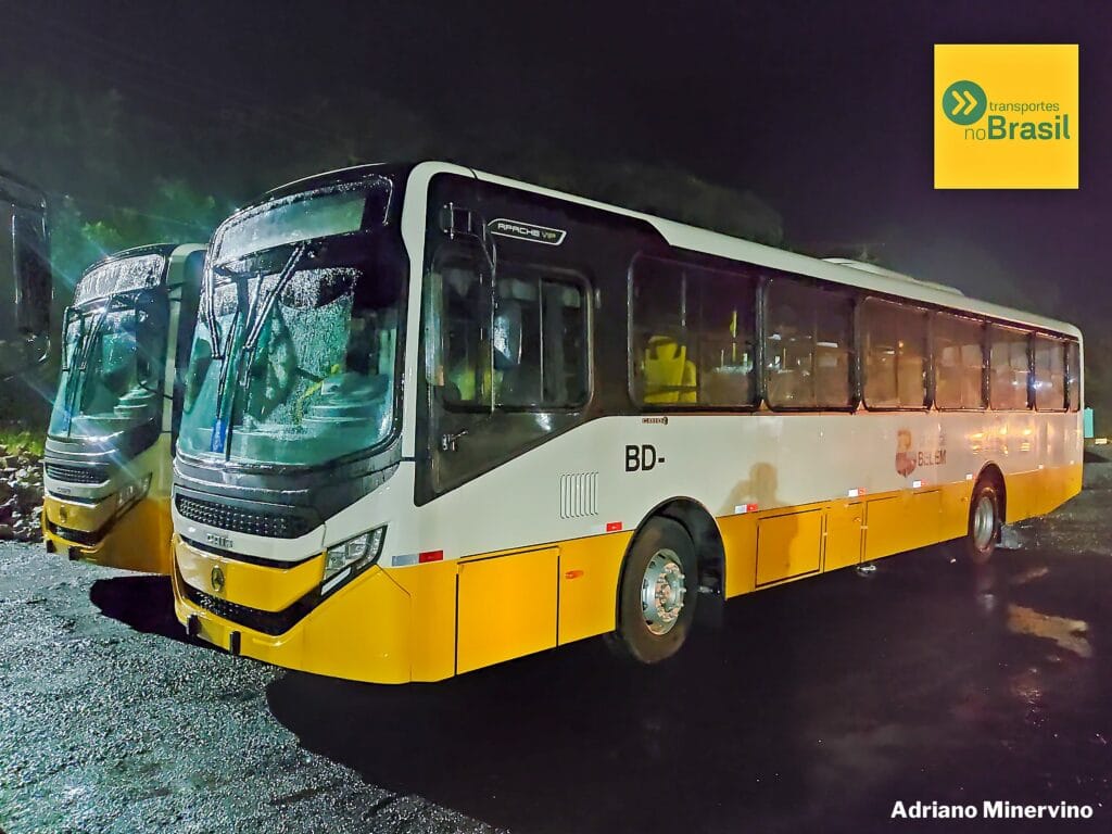 Empresa de Belém amplia frota com novos ônibus Apache Vip V