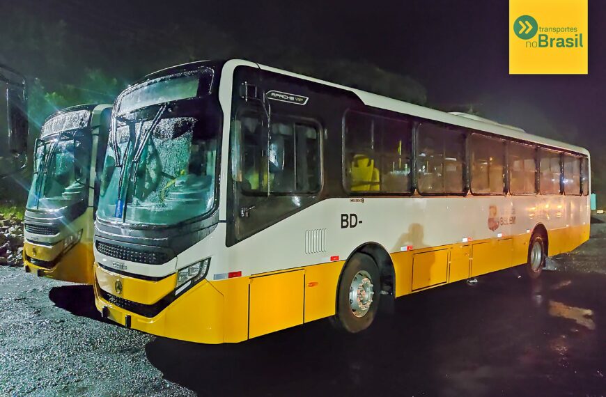 Empresa de Belém amplia frota com novos ônibus Apache Vip V