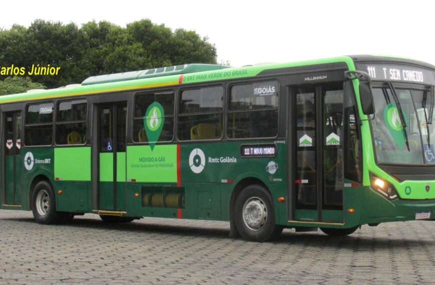 Ônibus a gás natural inicia nova fase de testes no transporte metropolitano de Goiânia