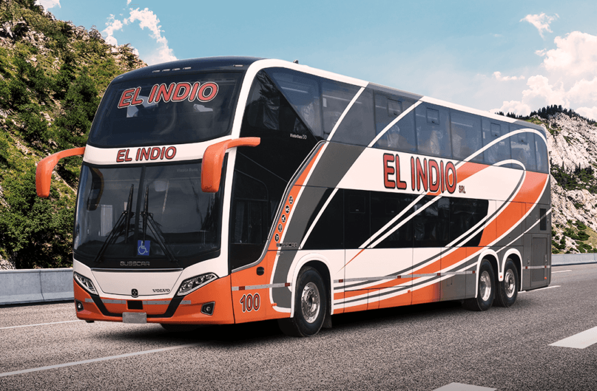 Busscar exporta ônibus Vissta Buss DD para empresa da Argentina