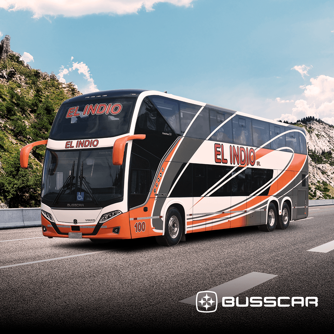Busscar exporta ônibus Vissta Buss DD para empresa da Argentina