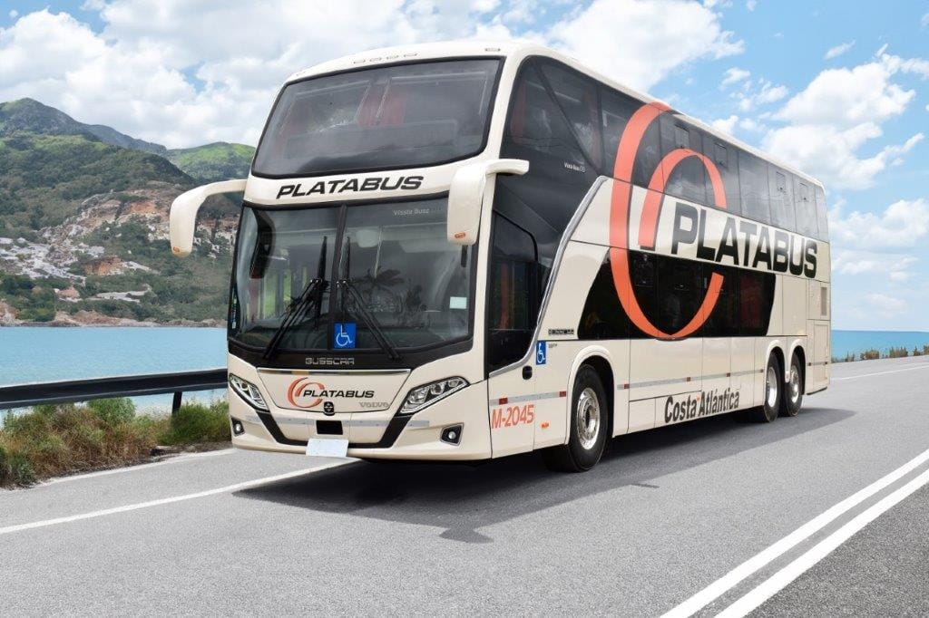 Busscar entrega ônibus Vissta Buss DD para operadora argentina Platabus 5 Busscar entrega ônibus Vissta Buss DD para operadora argentina Platabus