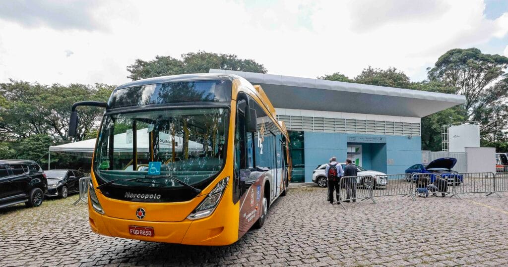 USP testa primeira estação do mundo para produção de hidrogênio renovável a partir do etanol 7 Visita a planta de Hidrogenio Foto Marcos Santos