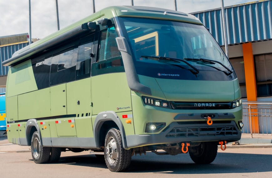 Marcopolo apresenta seu modelo de Motorhome em exposição no RS