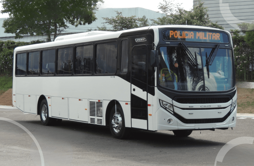 Caio produz ônibus para reforçar segurança pública em São Paulo