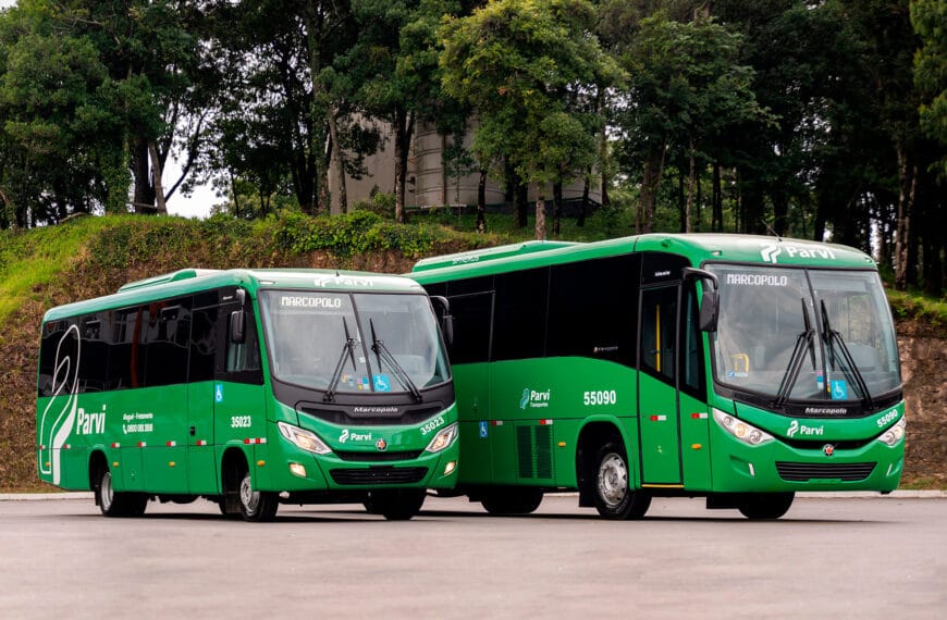 Parvi Transportes renova frota com 212 novos ônibus Marcopolo