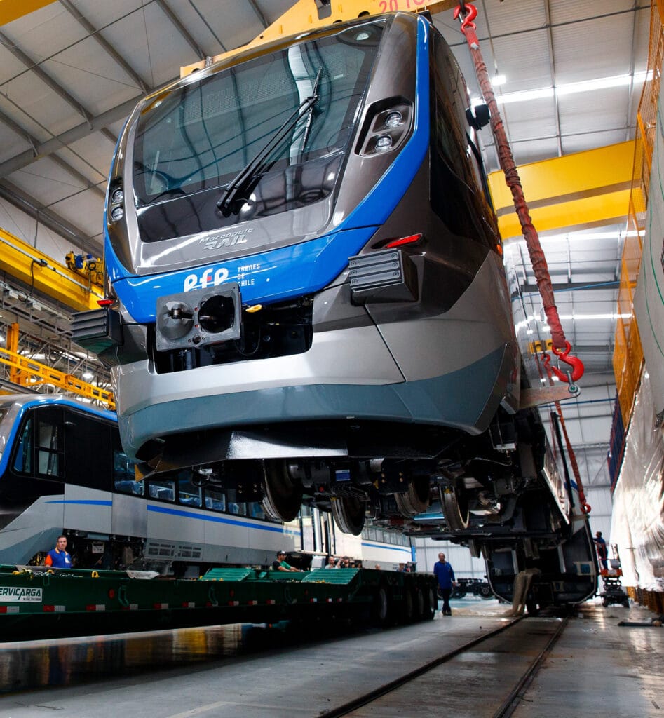 Marcopolo Rail inicia entrega de trens Prosper para a EFE Trenes de Chile 8 21032025 Marcopolo Rail Trenes de Chile 1