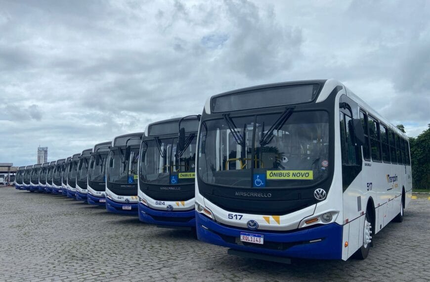 Trampolim da Vitória renova frota com 16 novos ônibus Euro 6