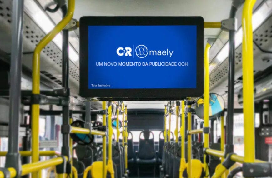 Maely Mídia OOH e C2R Mídia lançam circuito de telas digitais em ônibus de São Paulo