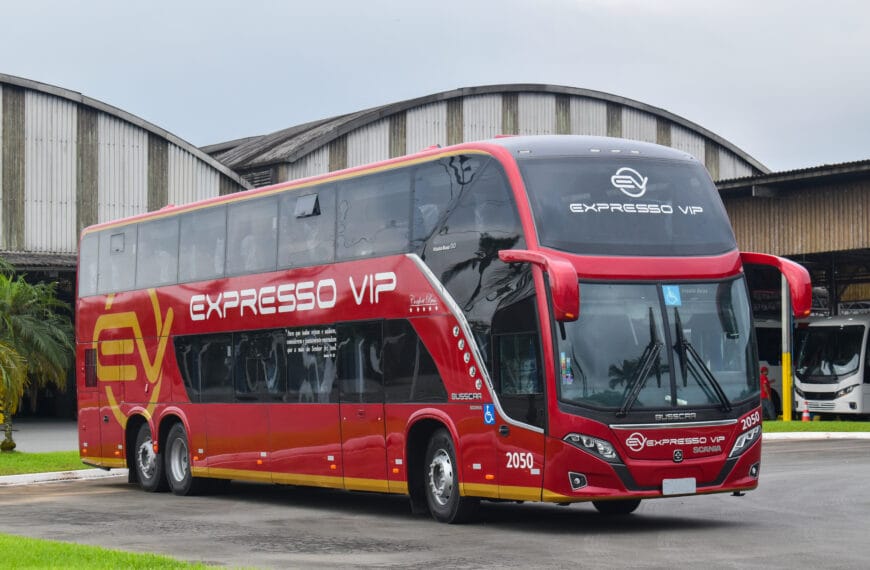 Vissta Buss DD da Busscar estreia em rodovias do Maranhão com mais conforto e tecnologia