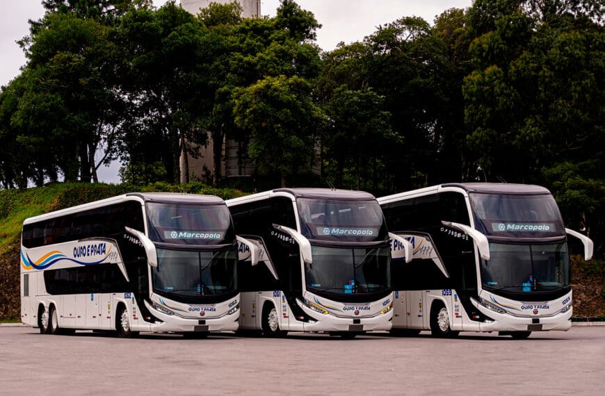 Viação Ouro e Prata renova frota com 50 ônibus Marcopolo zero KM