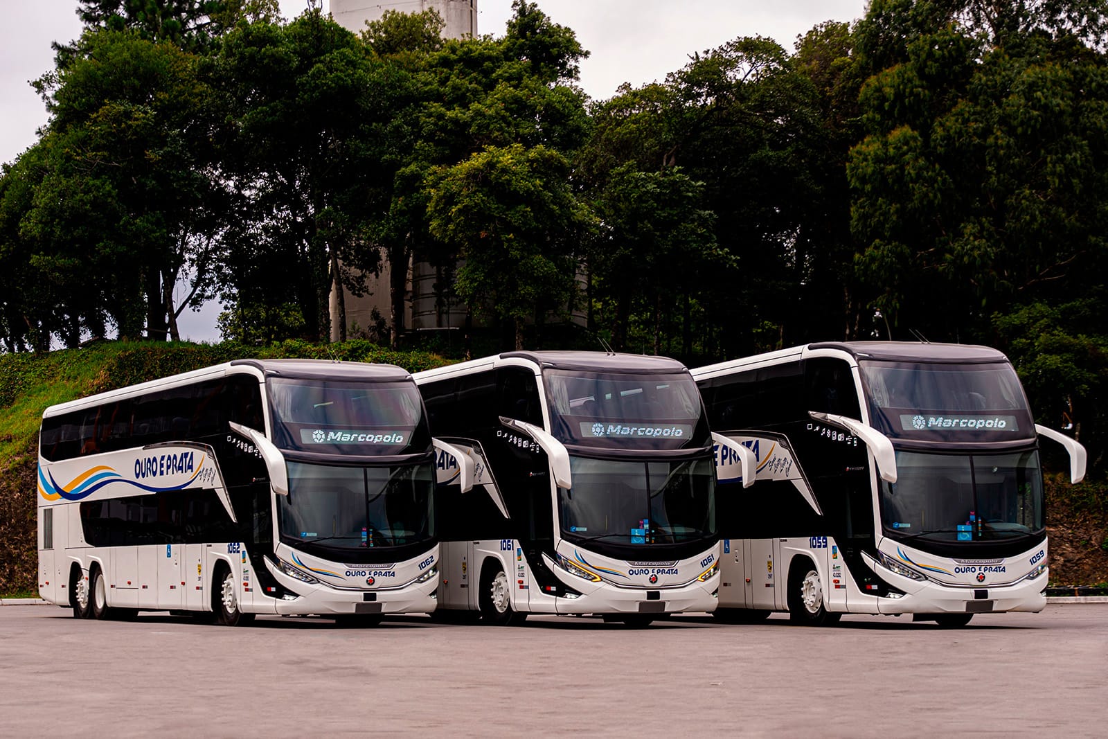 Viação Ouro e Prata renova frota com 50 ônibus Marcopolo zero KM
