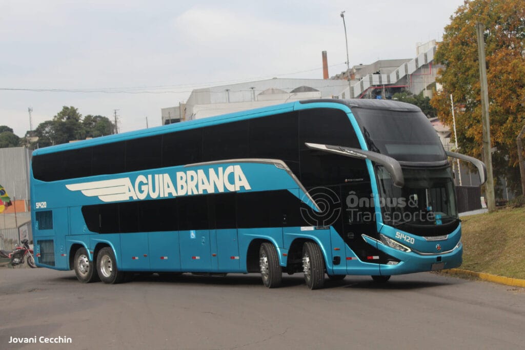 Grupo Águia Branca adquire domínio de site com nome Itapemirim em meio a disputa judicial 2 Águia Branca amplia frota com novos Paradiso G8 1800 DD da Marcopolo