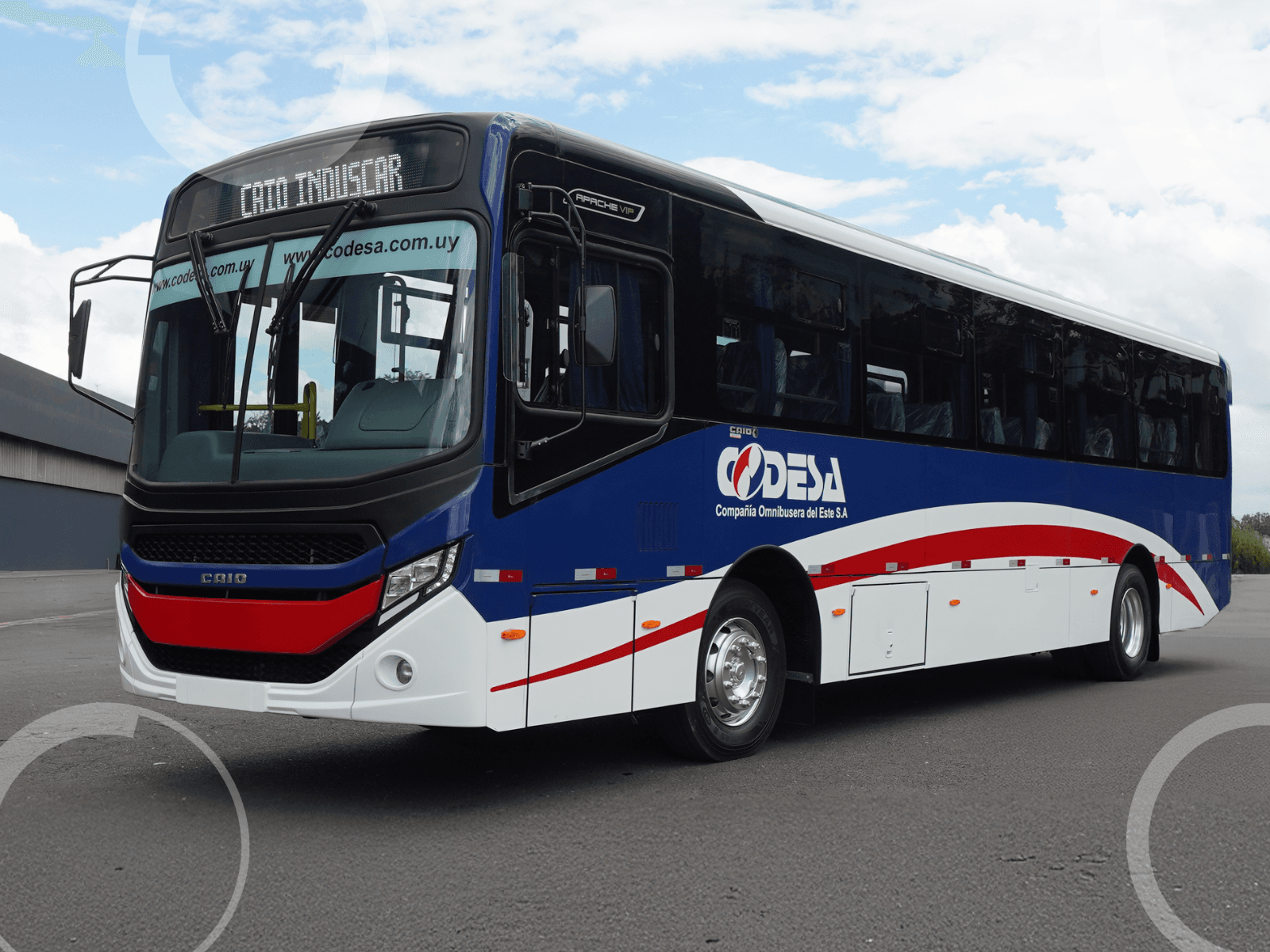 Empresa do Uruguai adquire novos ônibus da Caio Induscar