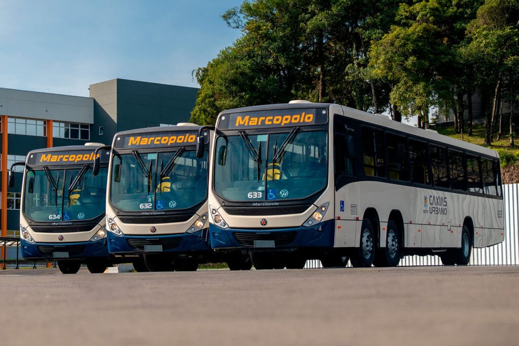 Produção de ônibus no Brasil cresce 9% nos primeiros cinco meses de 2025 4 03062025 Marcopolo Torino chassi com dois eixos direcionais 3