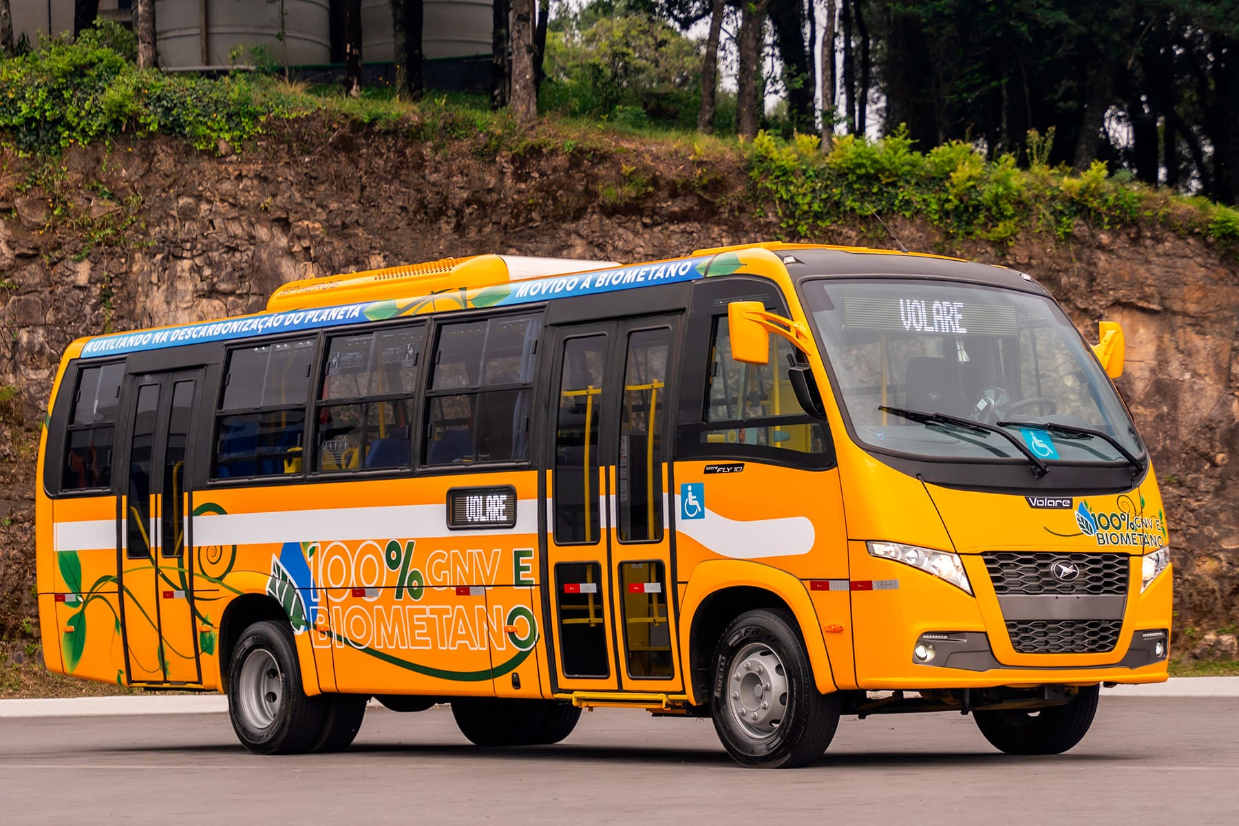 Volare apresenta Fly 10 GV movido a GNV e Biometano em feiras setoriais pelo Brasil