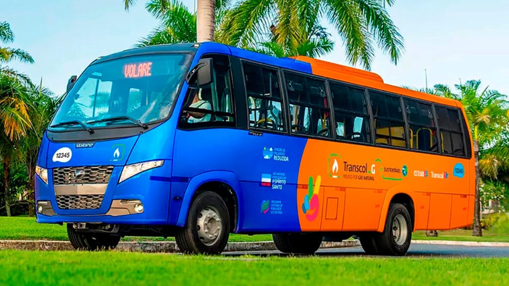 Volare inicia testes com micro-ônibus movido a GNV e biometano no ES