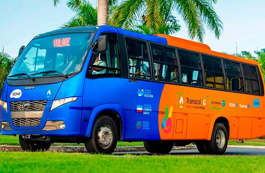 Volare inicia testes com micro-ônibus movido a GNV e biometano no ES