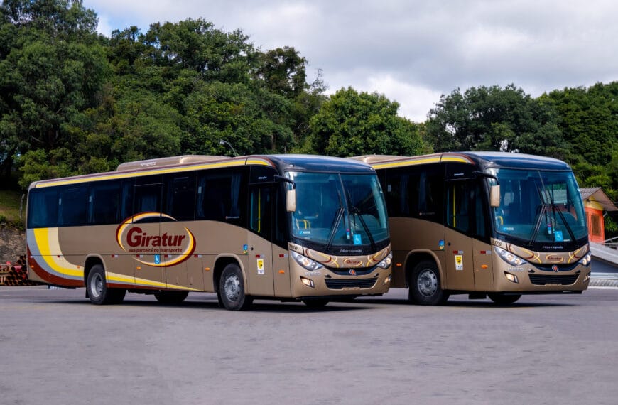 Viação Giratur amplia frota com cinco novos ônibus Iveco