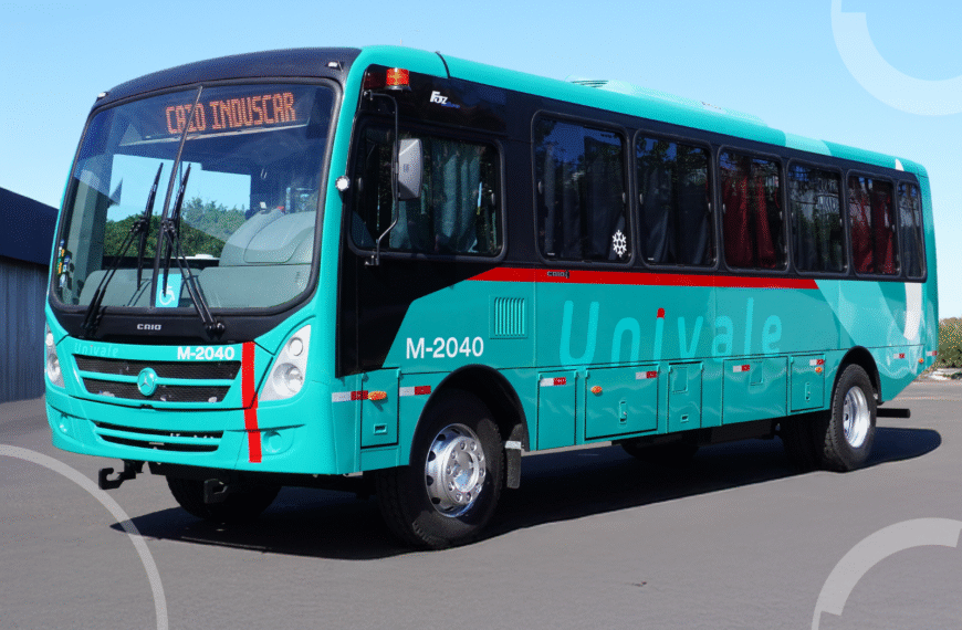 Univale adquire quatro ônibus Foz Super 2500 da Caio para operações em Minas Gerais