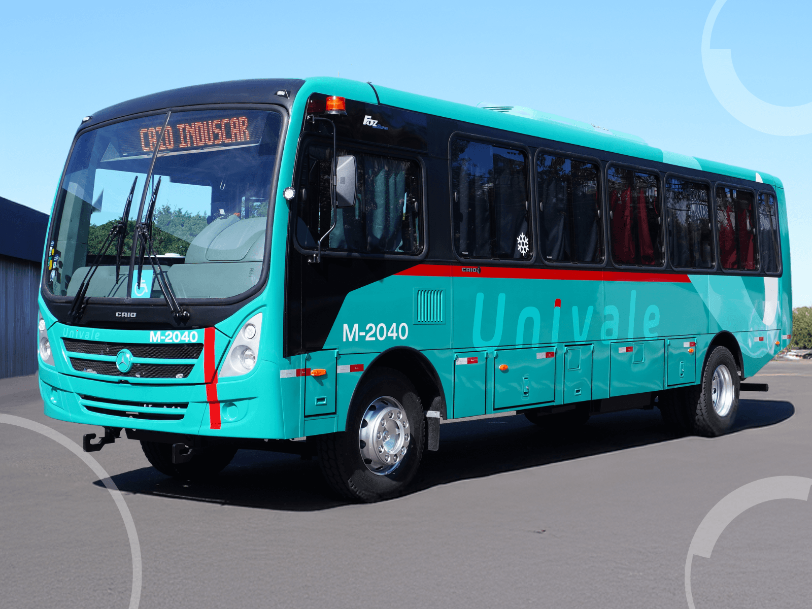 Univale adquire quatro ônibus Foz Super 2500 da Caio para operações em Minas Gerais