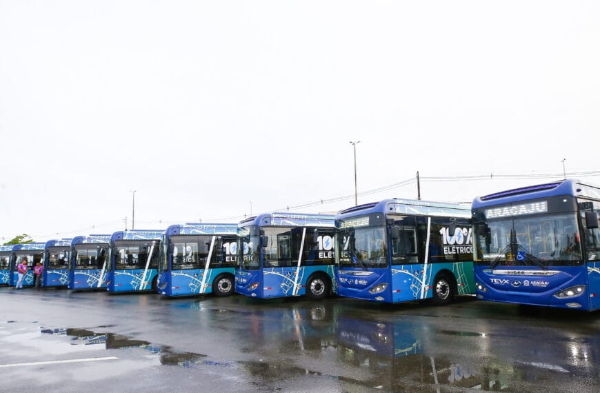 Justiça reconhece legalidade na compra de ônibus elétricos pela Prefeitura de Aracaju