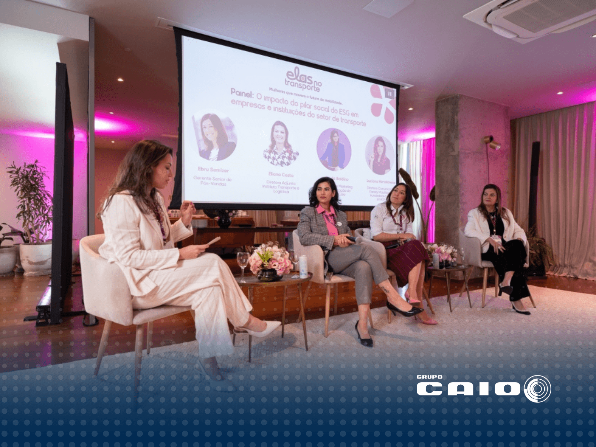 Caio e Busscar apoiam movimento que valoriza a presença feminina no setor de transporte