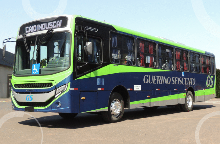 Guerino Seiscento recebe ônibus novos entregues pela Caio Induscar