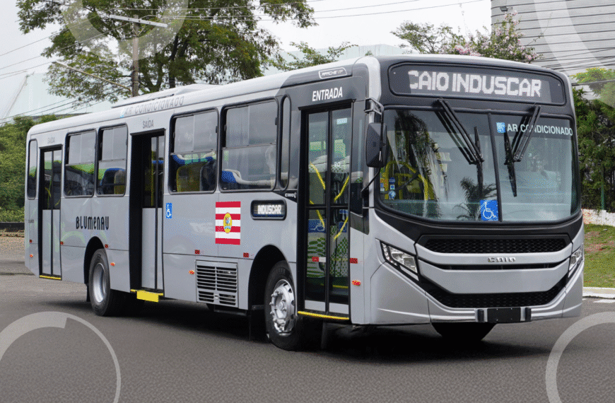 Blumob amplia frota com 53 novos ônibus Caio em Blumenau (SC)