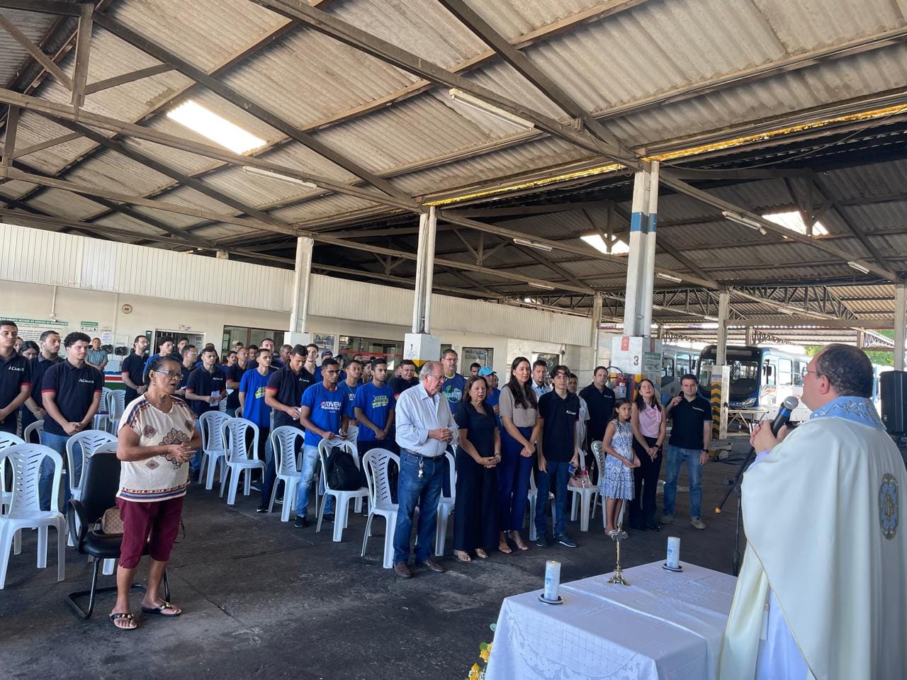 Missa em louvor a Nossa Senhora das Neves reúne colaboradores do Grupo A. Cândido em João Pessoa