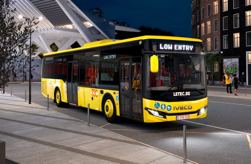 Empresa da Bélgica renova parceria com a Iveco e adquire 127 novos ônibus