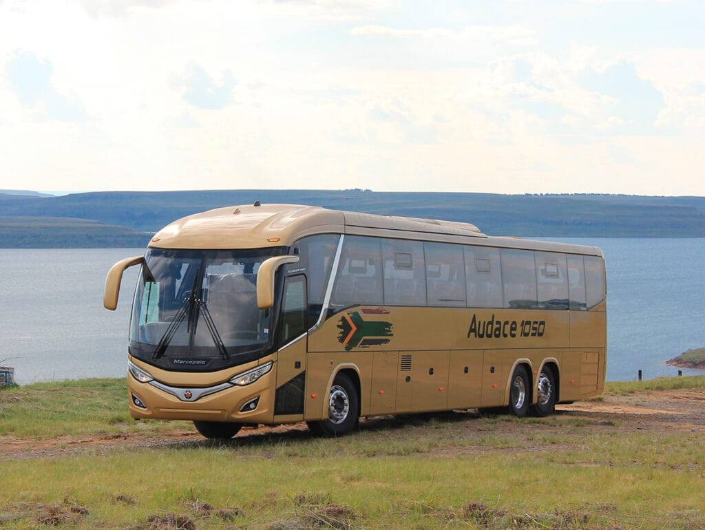 Marcopolo lança modelo rodoviário Audace 1050 para o mercado africano