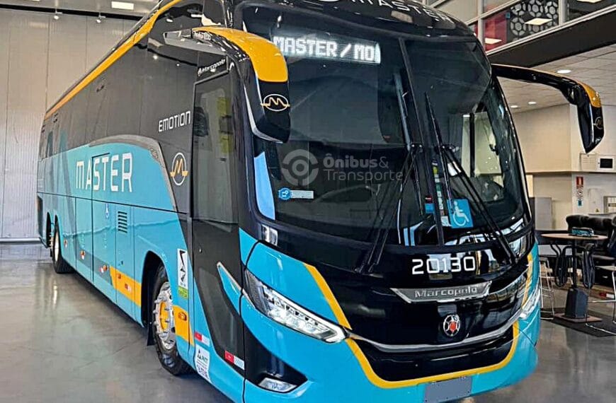 Master Turismo amplia frota com primeiro ônibus Marcopolo Paradiso G8 1200