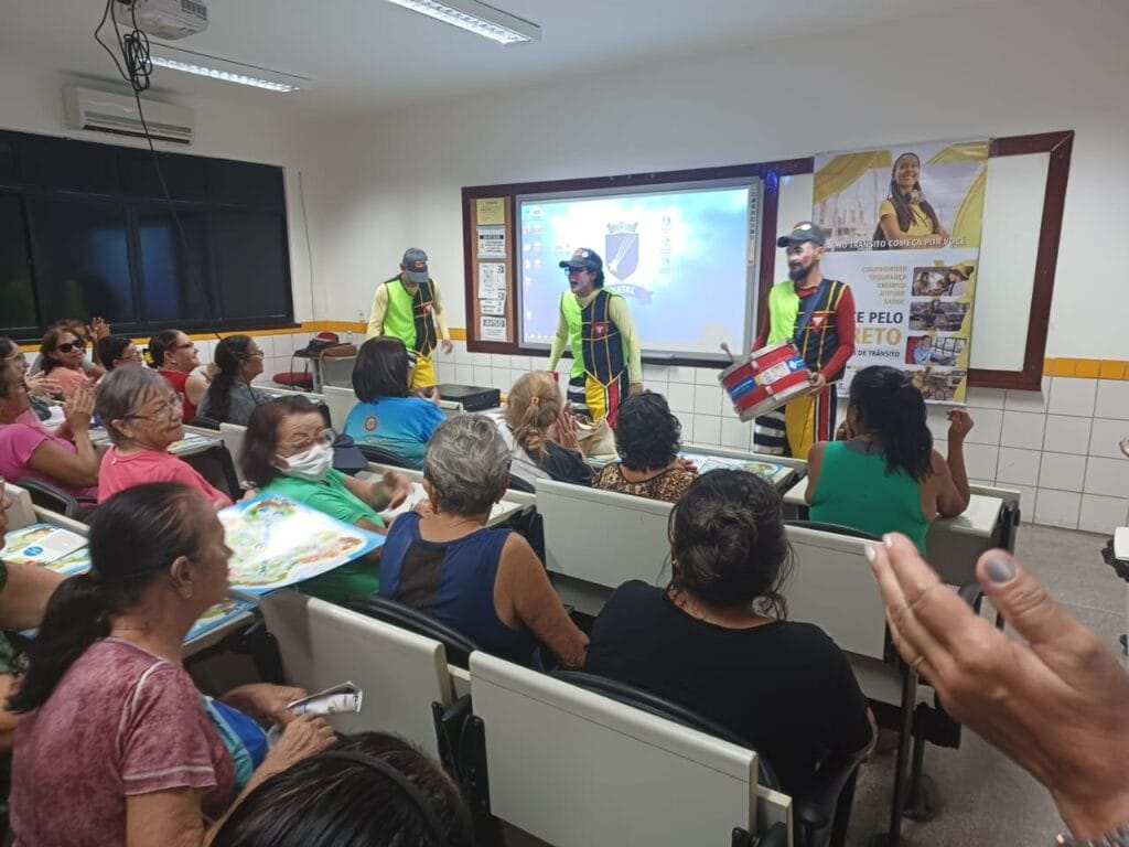 STTU realiza semana de educação no trânsito voltada para idosos e crianças