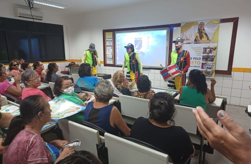 STTU realiza semana de educação no trânsito voltada para idosos e crianças