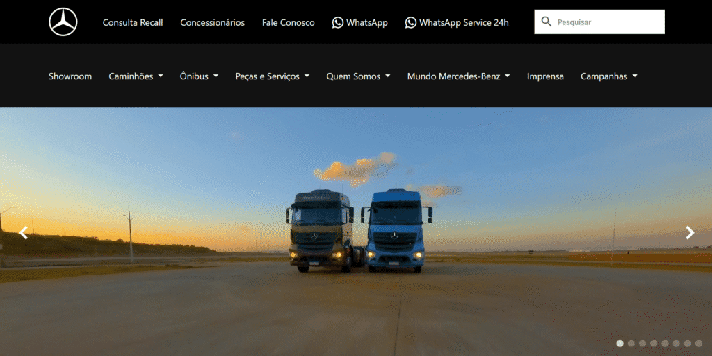 Mercedes-Benz do Brasil lança novo site com foco em experiência digital e integração de serviços 4 Mercedes-Benz do Brasil lança novo site com foco em experiência digital e integração de serviços