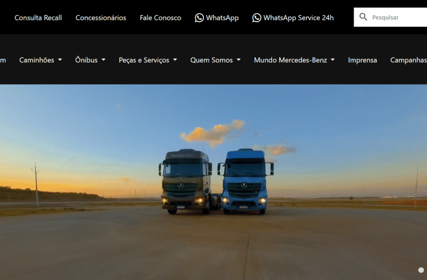 Mercedes-Benz do Brasil lança novo site com foco em experiência digital e integração de serviços
