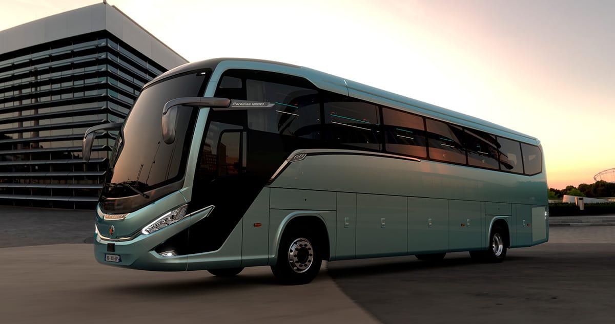 Marcopolo anuncia retorno ao mercado europeu e apresenta Paradiso G8 1200 na Busworld 2025