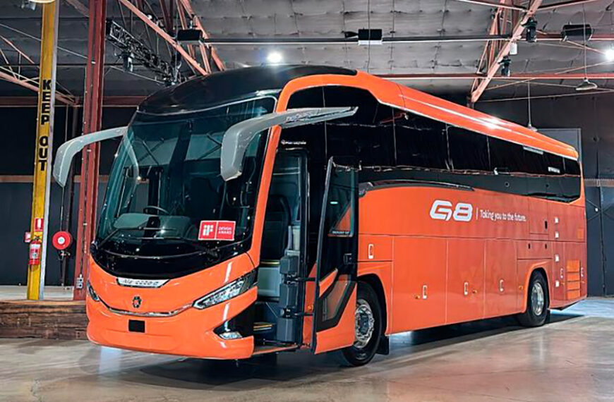 Marcopolo lança Geração 8 de ônibus rodoviários na Austrália