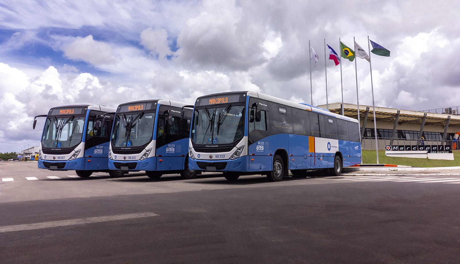 Marcopolo entrega 242 ônibus novos para renovação da frota em Goiânia