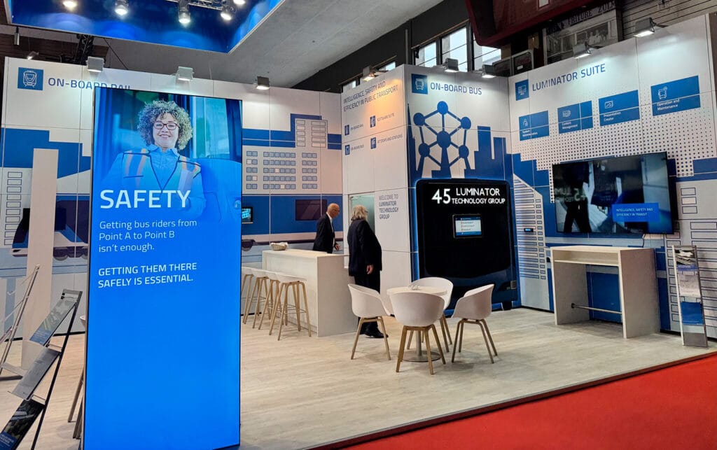 Luminator apresenta novas soluções para transporte público na Busworld Europa 2025 2 Luminator apresenta novas soluções para transporte público na Busworld Europa 2025