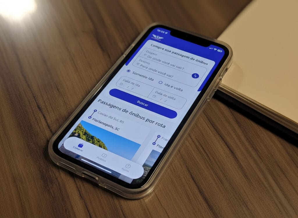 Grupo Reunidas lança nova versão de aplicativo para compra de passagens com acesso para iPhone 4 App Reunidas SC