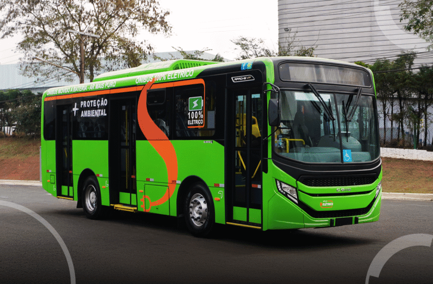 Caio lança carroceria elétrica eApache Vip na Arena ANTP 2025