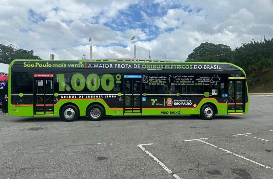 Eletra entrega milésimo ônibus elétrico de São Paulo