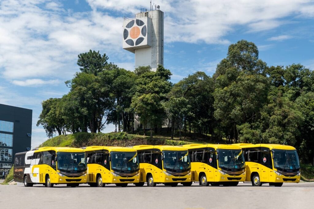 Empresa de ônibus do ES renova frota com 70 ônibus Marcopolo
