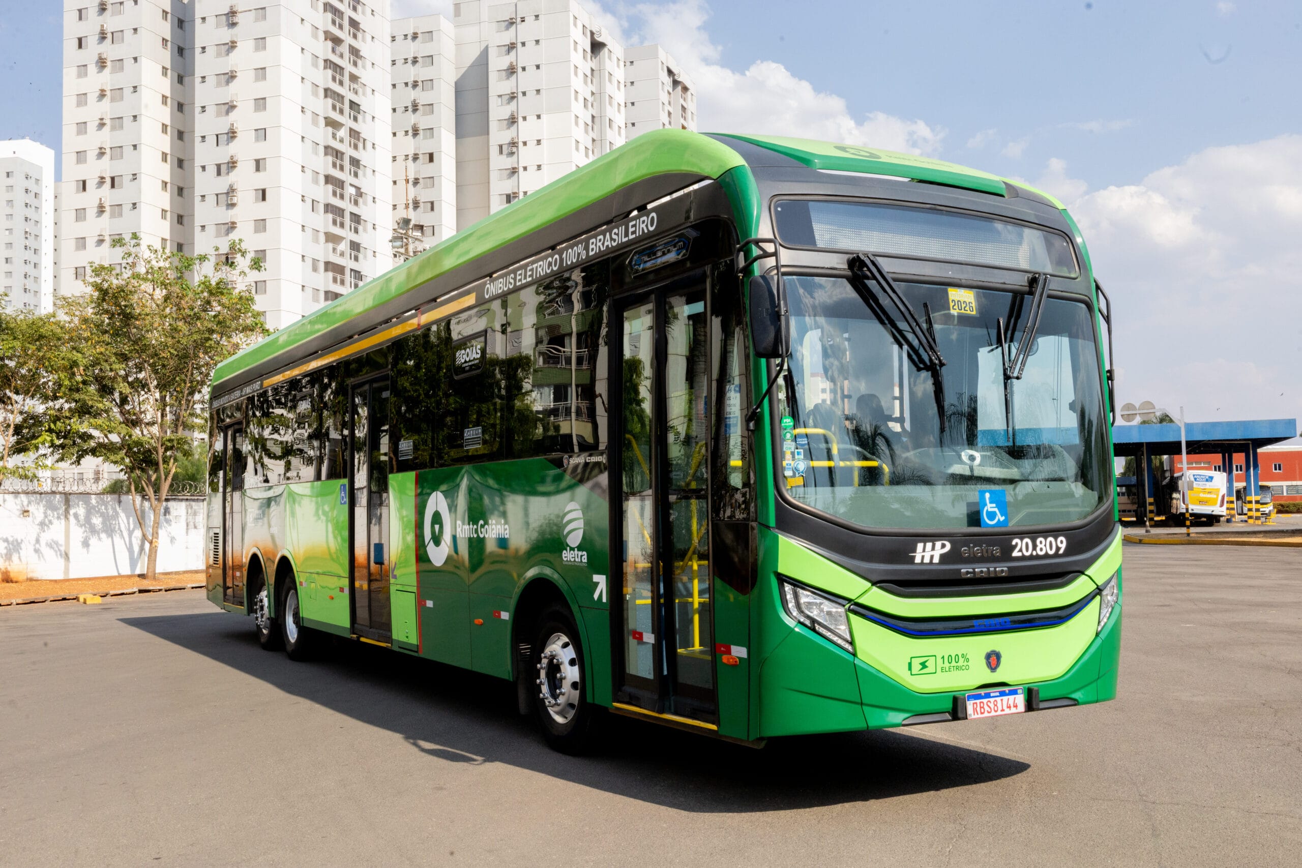Modelo da Eletra se torna o ônibus elétrico mais vendido da história do Brasil