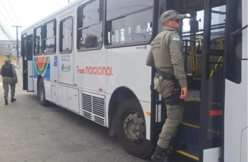Rio Grande do Norte registra redução de 33% nos roubos a ônibus em 2025